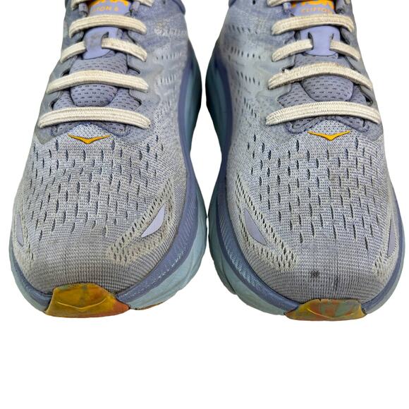 Hoka One One Clifton 8 Baby Lavendar‎ Green 1119394  Powersteps Insoles 10.5 - Picture 4 of 14